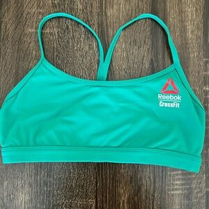 Reebok Crossfit sports bra. Green size Medium.